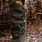 Тактичні Бахили водоштовхувальні, Військові гамаші на взуття для захисту від дощу Хакі M (39-41) - зображення 6
