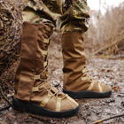 Тактические Бахилы водоталкивающие, Военные гамаши на обувь для Защиты от Дождя Койот XL (46-48) - изображение 3
