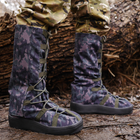 Тактические Бахилы водоталкивающие, Военные гамаши на обувь для Защиты от Дождя Камуфляж M (39-41) - изображение 2