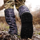 Тактические Бахилы водоталкивающие, Военные гамаши на обувь для Защиты от Дождя Камуфляж L (42-45) - изображение 5