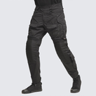 Тактические штаны UATAC Gen 5.4 Black с наколенниками M - изображение 1