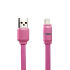 Кабель Remax RC-029i USB Lightning Breathe 1м рожевий