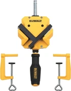 Струбцина угловая DeWALT для большого усилия с максимальным усилием сжатия 135 кг DWHT83853-0