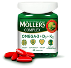 Suplementy diety Mollers Complex Omega-3 + D3 + K2 60 kapsułek (5702071389361) - obraz 2