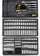 Набор инструментов головок, бит, шестигранных и накидных ключей DeWalt 1/4, 3/8, 1/2 на 341 предметов DWMT45341-1