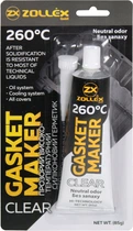 Герметик силікон (Zollex) прозорий 85гр. (GASKET MAKER CLEAR + 260C) 15013