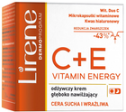 Крем для обличчя Lirene Vitamin Energy C+E поживний глибоко зволожуючий 50 мл (5900717729612) - зображення 1