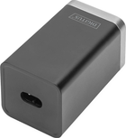 4-портовий універсальний зарядний пристрій Digitus USB 65 Вт GaN 2x USB-C 2x USB-A PD3.0 (DA-10180) - зображення 4