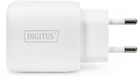 Мережевий зарядний пристрій Digitus USB-C 20Вт PD3.0 Білий (DA-10196) - зображення 3