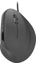 Mysz Speedlink Piavo Ergonomic Vertical Corded USB Black (SL-610019-RRBK) - obraz 3
