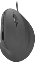 Mysz Speedlink Piavo Ergonomic Vertical Corded USB Black (SL-610019-RRBK) - obraz 3