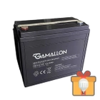 Гелевый аккумулятор 150ah Gamallon GM-G12 150 ампер 12 вольт для инвертора ибп бесперебойника котла дома акб + Светодиодная лампа с аккумулятором Smart Charge Smart Bulb 15W в подарок - изображение 1