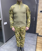 Армейская Кофта Убакс, мультикам Койот, размер XXL, тактическая рубашка Убакс мультикам - изображение 3