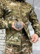 Куртка тактична SoftShell демісезонна мультикам розмір M - зображення 4
