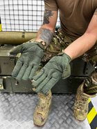 Перчатки Mechanix M-PACT тактические с защитой от ударов олива размер M - изображение 2
