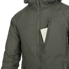 Куртка Helikon-Tex Wolfhound Hoodie® Climashield® Apex Alpha Green M - изображение 6