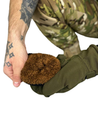 Перчатки тактические меховые размер XL олива - изображение 5