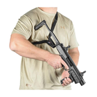 Ремінь одноточковий збройовий Чорний, нейлон, FAB Defense (Bungee), ремінь для рушниці, ремінь для автомату - зображення 4