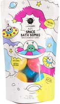 Диски для ванни Nailmatic Kids Space Bath Bombs шипучі для дітей 7 х 20 г (3760229897962) - зображення 1