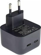 Мережевий зарядний пристрій Inter-Tech PD-2036 USB-C 36Вт Чорний (88882227) - зображення 3
