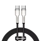 Кабель Baseus Cafule Metal Type-C to Type-C 100W 1m Black