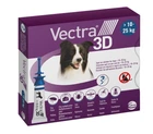 Капли от блох и клещей Ceva Vectra 3D для собак весом от 10 до 25 кг