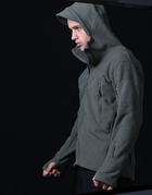 Кофта тактична флісова флісова куртка з капюшоном S.archon olive Розмір M - зображення 3