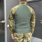 Армейская Кофта Убакс, мультикам Олива, размер XL, тактическая рубашка Убакс мультикам - изображение 6