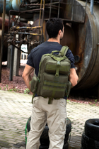 Рюкзак тактический штурмовой городской Protector Plus S431 olive - изображение 5