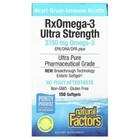 Омега-3, Natural Factors, RxOmega-3, посилена дія, 2150 мг, 150 капсул (1075 мг у капсулі)