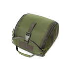 Тактичний рюкзак на плитоностку для зберігання, перенесення балістичного шолома,каски 1000D Олива - зображення 4