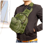 Тактическая сумка через плечо ChenHao CH-098 Green - изображение 5
