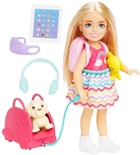 Lalka z akcesoriami Mattel Barbie Chelsea Travel Doll 15 cm (0194735098132) - obraz 3