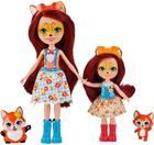 Zestaw lalek Mattel Enchantimals Felicity and Feana Fox Sisters (0194735009022) - obraz 3
