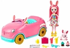 Lalka z akcesoriami Mattel Enchantimals Bunny with Vehicle 15 cm (0194735009053) - obraz 2