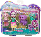 Lalka z akcesoriami Mattel Enchantimals Dessa and Dalmatian Family 15 cm (0194735104666)