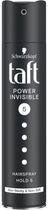 Lakier do włosów Taft Invisible Power Mega Strong 250 ml (9000100876520) - obraz 1