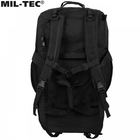 Сумка валіза та рюкзак на коліщатках Mil-Tec 110 л - чорна 13854002 - зображення 7
