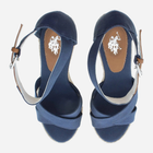 Sandały damskie z zakrytą piętą U.S. Polo Assn YLIN001-BLU 38 Granatowe (8055197251744) - obraz 4