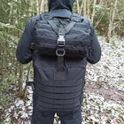 Рюкзак тактичний 50L black +сумки / штурмовий / армійський / MOLLE (3707) - зображення 6