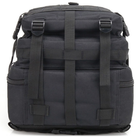Рюкзак тактичний 50L black +сумки / штурмовий / армійський / MOLLE (3707) - зображення 10