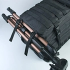 Рюкзак тактичний 50L black +сумки / штурмовий / армійський / MOLLE (3707) - зображення 11
