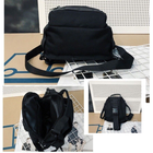 Тактическая сумка мужская армейская укрепленная black / слинг/ рюкзак (3702) - изображение 15