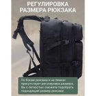 Рюкзак тактичний 50L black +сумки / штурмовий / армійський / MOLLE (3707) - зображення 14