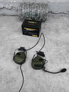 Тактичні навушники на каску активні v headset 00 - зображення 2