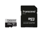 Карта пам'яті Transcend 256GB microSD з SD перехідником 340S C10 UHS-I U3 (TS256GUSD340S)