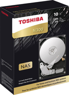 Жорсткий диск Toshiba NAS N300 7200RPM 256MB 10TB SATA (HDWG11AUZSVA) - зображення 3