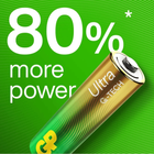 Батарейка лужна GP Ultra Alkaline AA Batteries 15AU/LR6 1.5V (4-Pack) (4891199220180) - зображення 4