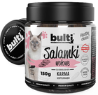 Smakołyk dla kota Bulti Salamki wołowe 150 g (5903802474589) - obraz 1