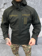 Тактична куртка softshell софтшел олива фліс Вт5955 XXL - зображення 1